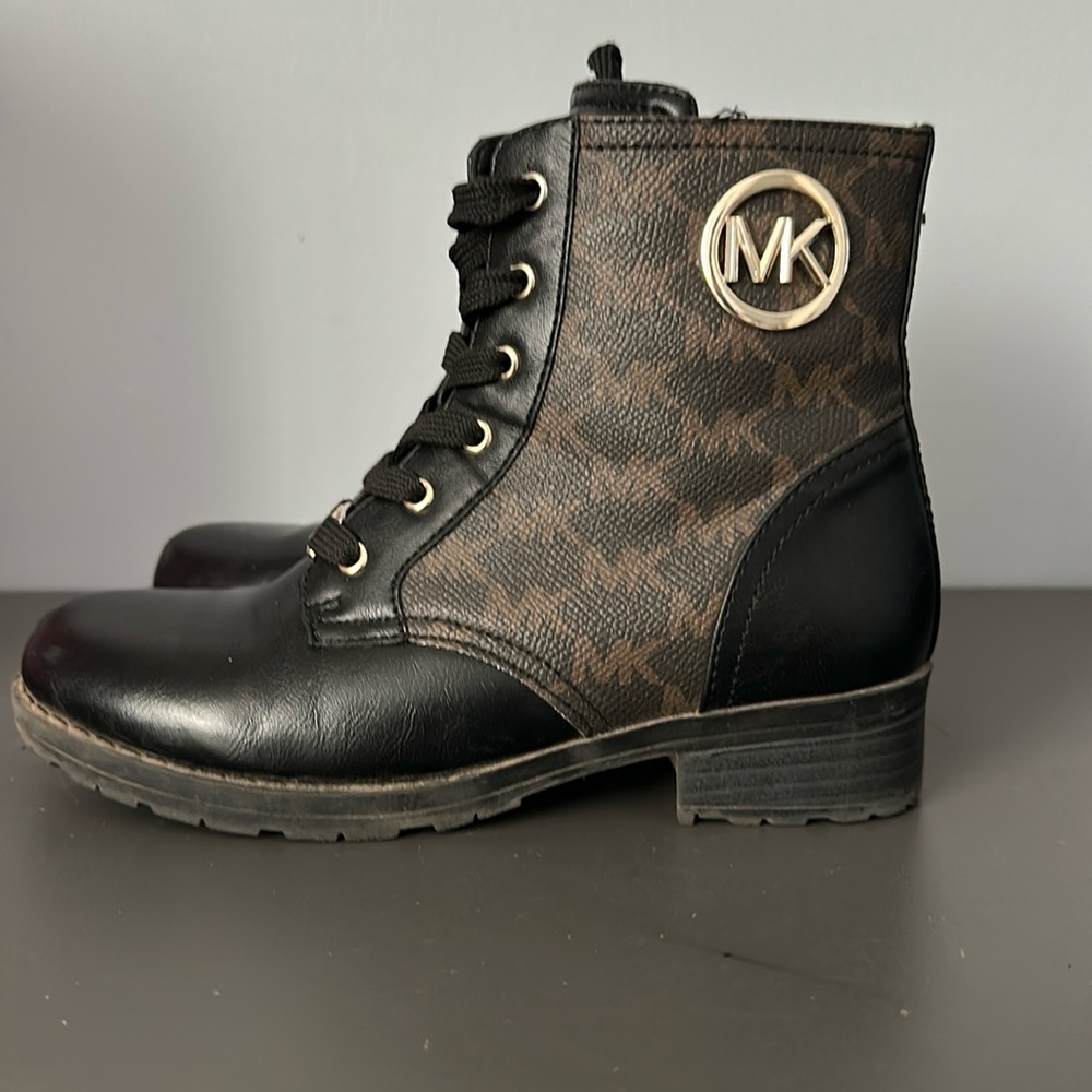Michael Kors Black and Brown Ankle Boots Kids